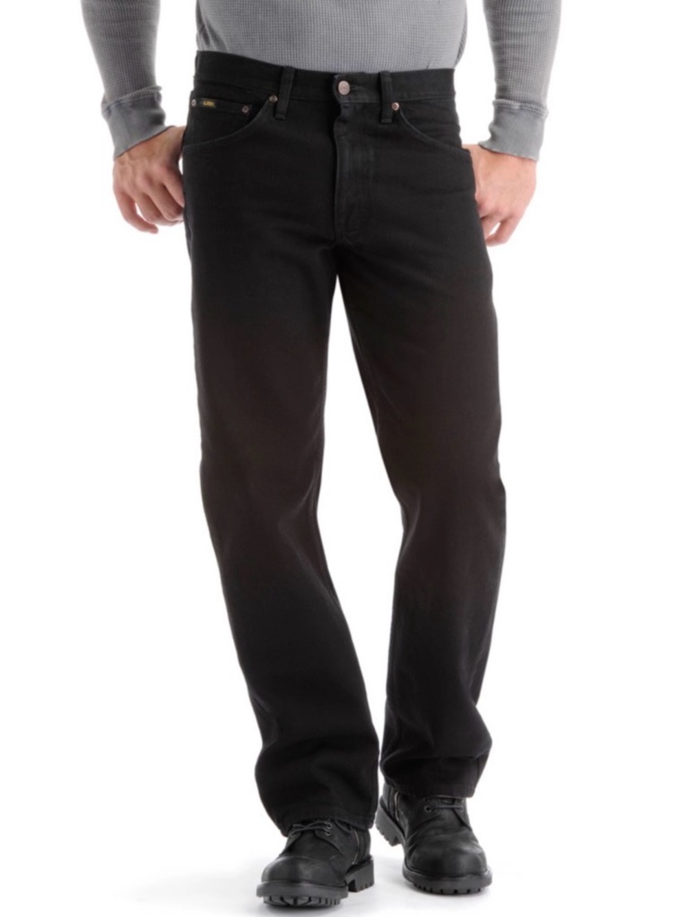 Lee Men’s Extreme Motion MVP Tegular Fit Straight leg Jeans - Black